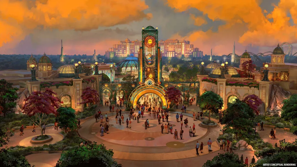 NUEVAS NOTICIAS SOBRE EPIC UNIVERSE ¡EL NUEVO PARQUE DE UNIVERSAL STUDIOS ORLANDO! 4 celestial park front gate viajes triptale epic universal 1